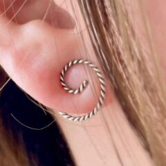 イヤーコイル＊シルバー＊（ear coil/177mhz)片耳用