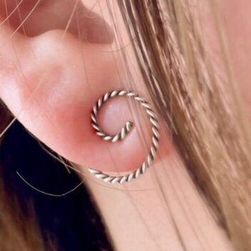 イヤーコイル＊シルバー＊（ear coil/177mhz)片耳用