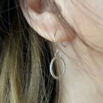 テンソルリングで作成したピアスです。電磁波対策にもおすすめです